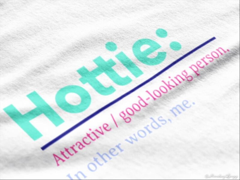 Hottie Oversized Women Graphic T-Shirt